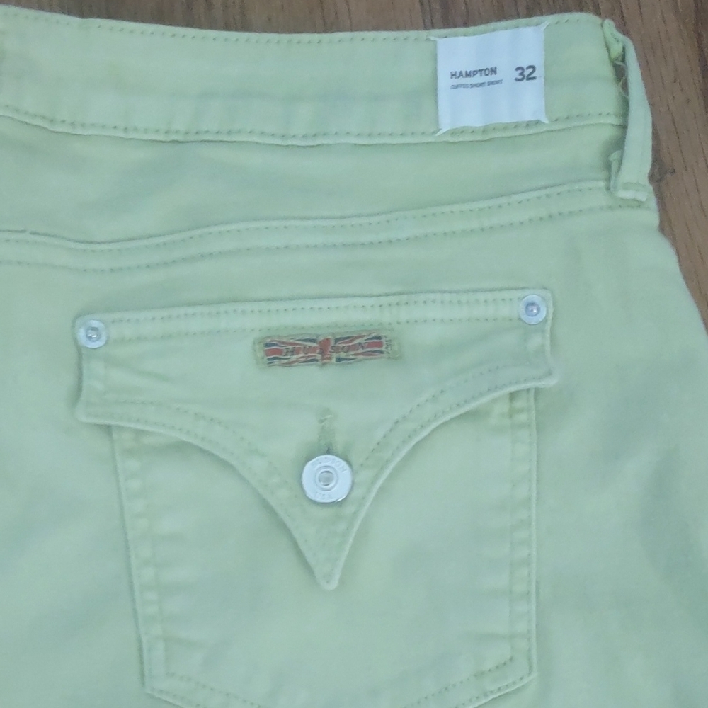 Hudson Neon Lime Green Shorts - Size 32 - Picture 4 of 5
